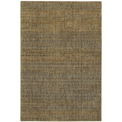 Oriental Weavers Atlas 8048P Green/ Gold 8'6"" x 11'7"" Indoor Area Rug A8048P260370ST