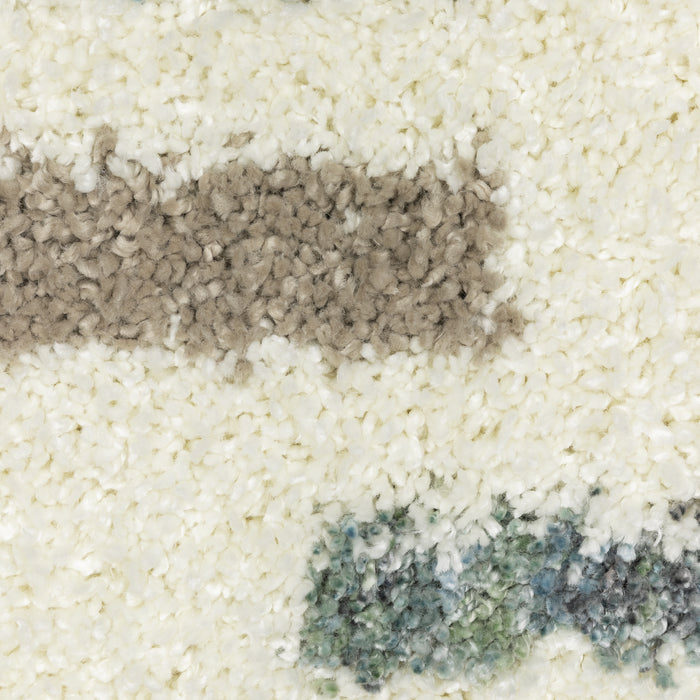 Oriental Weavers Axis AX04A Ivory/ Multi 6'7"" x 9'6"" Indoor Area Rug AAX04A200296ST