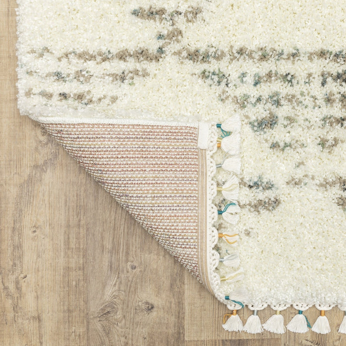 Oriental Weavers Axis AX05A Ivory/ Multi 6'7"" x 9'6"" Indoor Area Rug AAX05200296ST