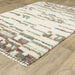 Oriental Weavers Axis AX06A Ivory/ Multi 6'7"" x 9'6"" Indoor Area Rug AAX06A200296ST