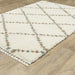 Oriental Weavers Axis AX08A Ivory/ Multi 6'7"" x 9'6"" Indoor Area Rug AAX08A200296ST