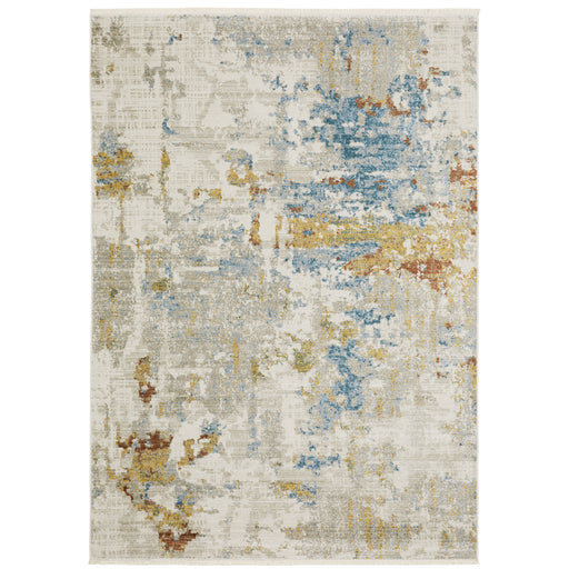 Oriental Weavers Bauer 1340W Beige/ Multi 6'7"" x 9'6"" Indoor Area Rug B1340W200290ST