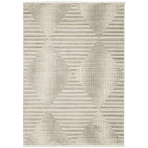 Oriental Weavers Bauer 4150E Beige/ Ivory 9'10"" x 12'10"" Indoor Area Rug B4150E300390ST
