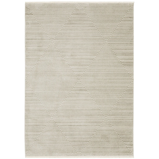 Oriental Weavers Bauer 4150E Beige/ Ivory 6'7"" x 9'6"" Indoor Area Rug B4150E200290ST