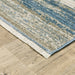 Oriental Weavers Bauer 042L2 Blue/ Beige 7'10"" x 10'10"" Indoor Area Rug B042L2240330ST