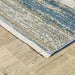 Oriental Weavers Bauer 042L2 Blue/ Beige 9'10"" x 12'10"" Indoor Area Rug B042L2300390ST