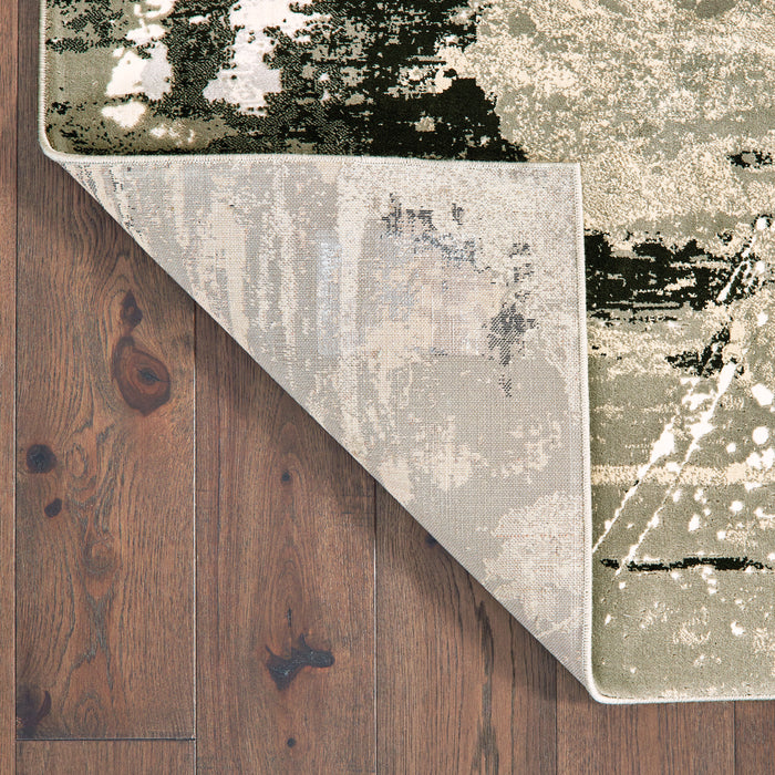 Oriental Weavers Bowen 109E2 Black/ Gold 6'7"" x 9'6"" Indoor Area Rug B109E2200290ST