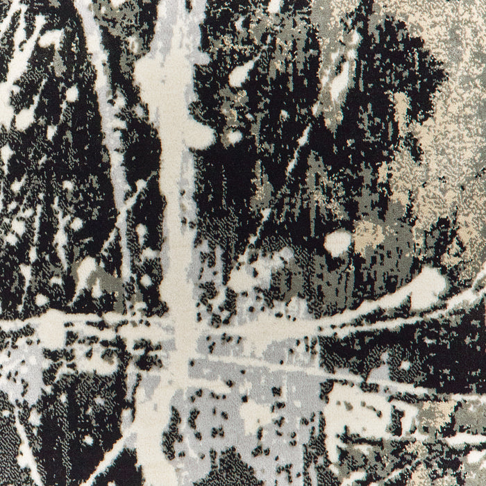 Oriental Weavers Bowen 109E2 Black/ Gold 7'10"" x 10'10"" Indoor Area Rug B109E2240330ST