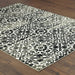 Oriental Weavers Bowen 5506E Navy/ Ivory 6'7"" x 9'6"" Indoor Area Rug B5506E200290ST