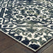 Oriental Weavers Bowen 5506E Navy/ Ivory 7'10"" x 10'10"" Indoor Area Rug B5506E240330ST