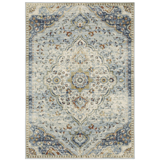 Oriental Weavers Branson BR01A Blue/ Multi 7'10"" x 10' Indoor Area Rug BBR01A240305ST