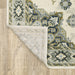 Oriental Weavers Branson BR04B Ivory/ Blue 9'10"" x 12'10"" Indoor Area Rug BBR04B300390ST