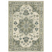 Oriental Weavers Branson BR04B Ivory/ Blue 9'10"" x 12'10"" Indoor Area Rug BBR04B300390ST
