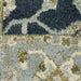 Oriental Weavers Branson BR05A Teal Blue/ Ivory 9'10"" x 12'10"" Indoor Area Rug BBR05A300390ST