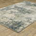 Oriental Weavers Branson BR12A Beige/ Teal 9'10"" x 12'10"" Indoor Area Rug BBR12A300390ST