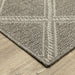 Oriental Weavers Caicos CA02N Grey/ Light Grey 9'10"" x 12'10"" Indoor Area Rug CCA02N300390ST