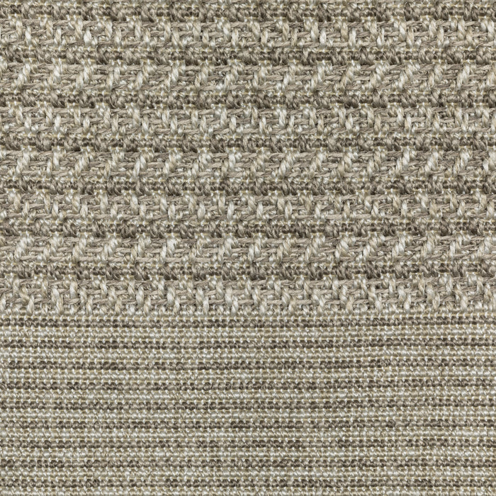 Oriental Weavers Caicos CA05A Grey/ Light Grey 9'10"" x 12'10"" Indoor Area Rug CCA05A300390ST