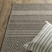 Oriental Weavers Caicos CA06A Grey/ Light Grey 9'10"" x 12'10"" Indoor Area Rug CCA06A300390ST
