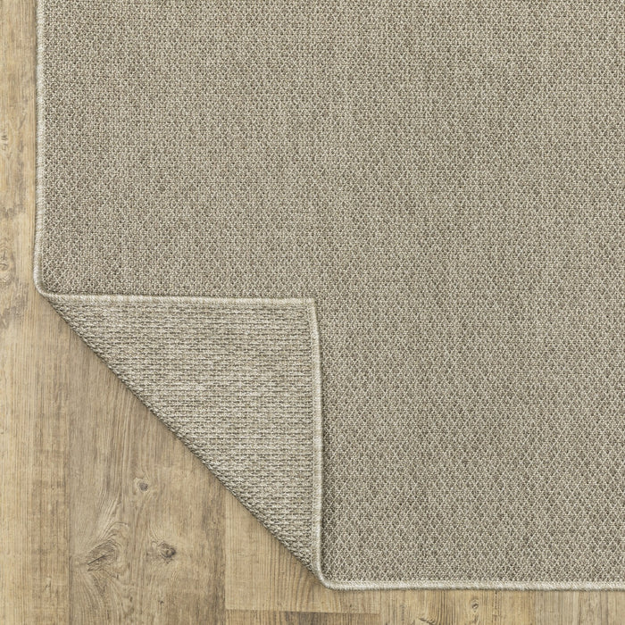 Oriental Weavers Caicos CA07A Grey/ Light Grey 9'10"" x 12'10"" Indoor Area Rug CCA07A300390ST