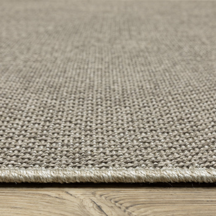 Oriental Weavers Caicos CA07A Grey/ Light Grey 9'10"" x 12'10"" Indoor Area Rug CCA07A300390ST