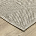 Oriental Weavers Caicos CA08A Grey/ Light Grey 9'10"" x 12'10"" Indoor Area Rug CCA08A300390ST