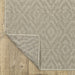 Oriental Weavers Caicos CA08A Grey/ Light Grey 9'10"" x 12'10"" Indoor Area Rug CCA08A300390ST
