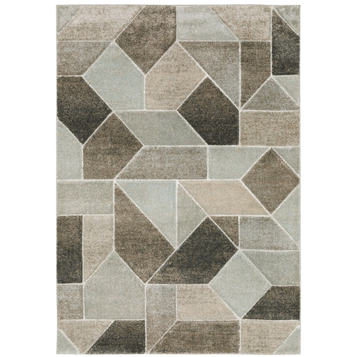 Oriental Weavers Cambria 004L2 Grey/Brown 7'10"" x 10'10"" Indoor Area Rug C004L2240330ST