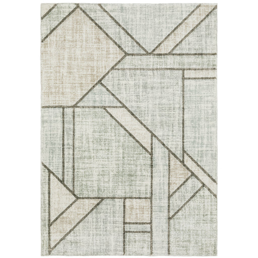 Oriental Weavers Cambria 5569B Grey/ Beige 7'10"" x 10'10"" Indoor Area Rug C5569B240330ST