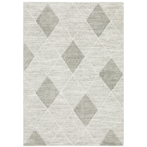 Oriental Weavers Cambria 005W2 Grey/ Ivory 7'10"" x 10'10"" Indoor Area Rug C005W2240330ST