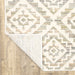 Oriental Weavers Capistrano 288Q1 Ivory/ Grey 7'10"" x 10'10"" Indoor Area Rug C288Q1240330ST