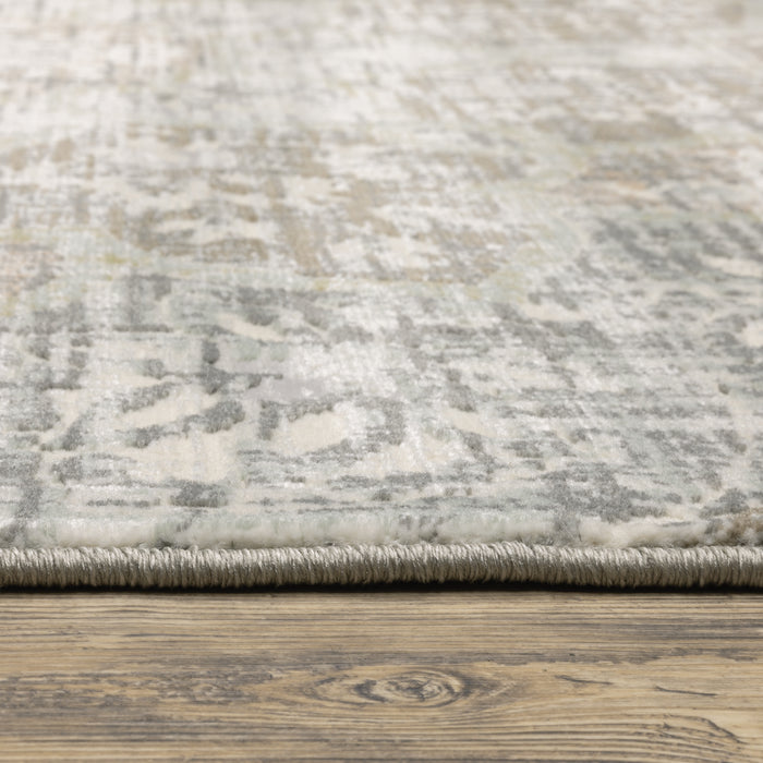 Oriental Weavers Capistrano 517B1 Ivory/ Grey 9'10"" x 12'10"" Indoor Area Rug C517B1300390ST