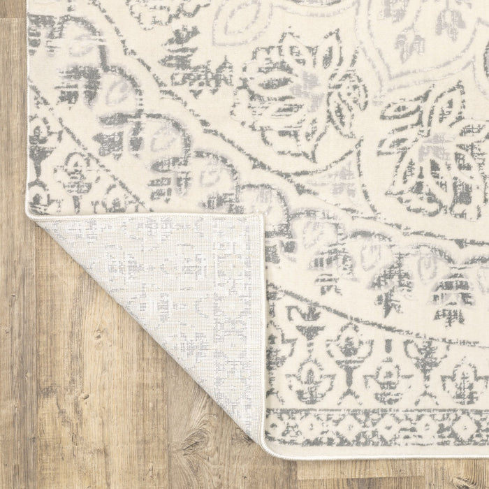 Oriental Weavers Capistrano 517C1 Ivory/ Grey 9'10"" x 12'10"" Indoor Area Rug C517C1300390ST