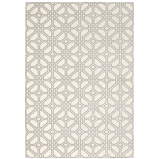 Oriental Weavers Capistrano 522A1 Ivory/ Grey 9'10"" x 12'10"" Indoor Area Rug C522A1300390ST