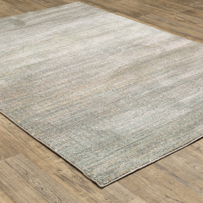 Oriental Weavers Capistrano 524A1 Grey/ Green 7'10"" x 10'10"" Indoor Area Rug C524A1240330ST