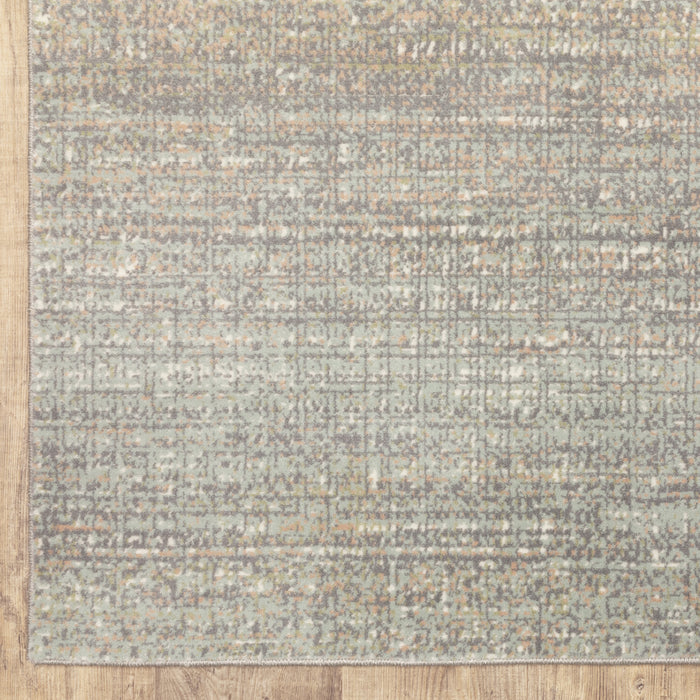 Oriental Weavers Capistrano 524A1 Grey/ Green 7'10"" x 10'10"" Indoor Area Rug C524A1240330ST