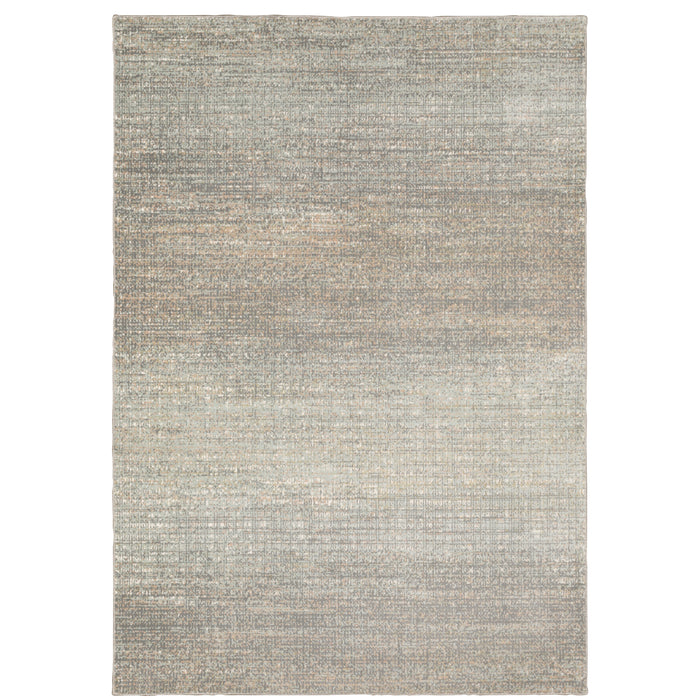 Oriental Weavers Capistrano 524A1 Grey/ Green 7'10"" x 10'10"" Indoor Area Rug C524A1240330ST