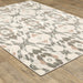 Oriental Weavers Capistrano 534A1 Ivory/ Pink 6'7"" x 9'6"" Indoor Area Rug C534A1200290ST