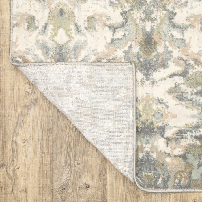 Oriental Weavers Capistrano 535B1 Ivory/ Multi 7'10"" x 10'10"" Indoor Area Rug C535B1240330ST