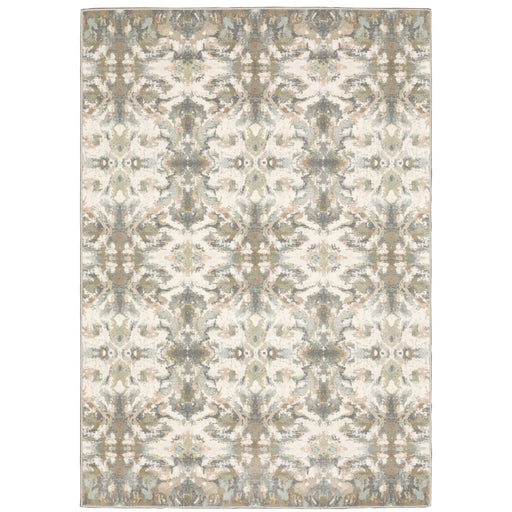 Oriental Weavers Capistrano 535B1 Ivory/ Multi 7'10"" x 10'10"" Indoor Area Rug C535B1240330ST