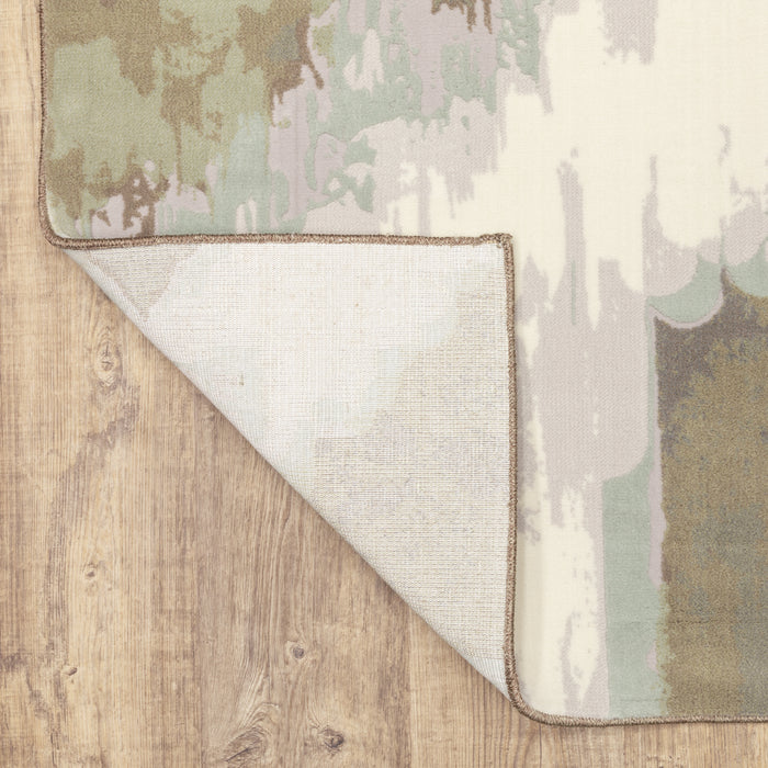 Oriental Weavers Capistrano 539C1 Ivory/ Green 6'7"" x 9'6"" Indoor Area Rug C539C1200290ST