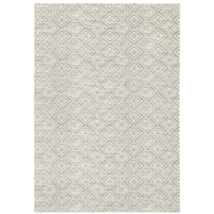 Oriental Weavers Capistrano 9894F Grey 6'7"" x 9'6"" Indoor Area Rug C9894F200290ST