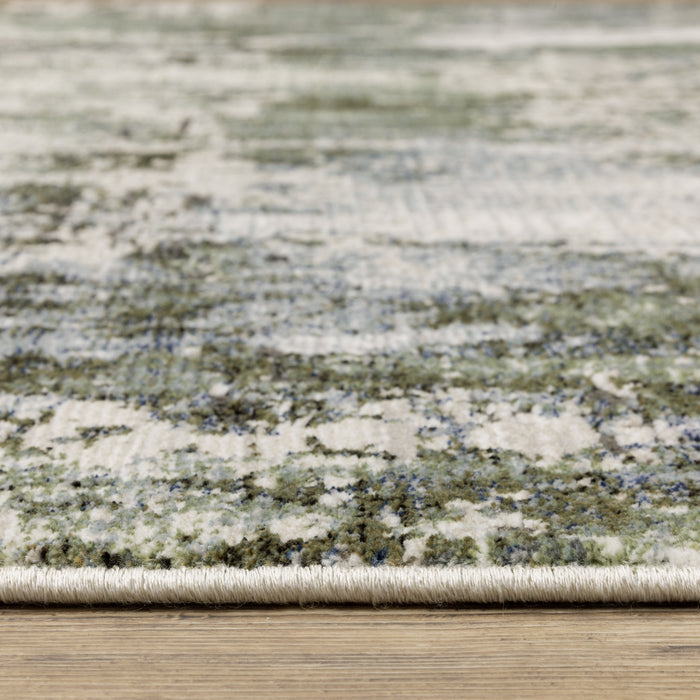 Oriental Weavers Caravan 2060F Green/ Blue 7'10"" x 10'10"" Indoor Area Rug C2060F240340ST