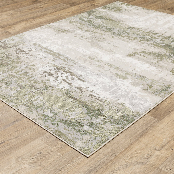 Oriental Weavers Caravan 2061W Beige/ Green 7'10"" x 10'10"" Indoor Area Rug C2061W240340ST