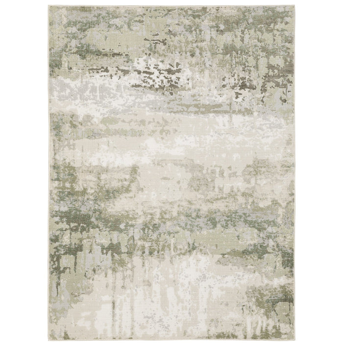 Oriental Weavers Caravan 2061W Beige/ Green 7'10"" x 10'10"" Indoor Area Rug C2061W240340ST