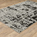 Oriental Weavers Caravan 4153Q Grey/ Black 6'7"" x 9'6"" Indoor Area Rug C4153Q200296ST