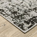 Oriental Weavers Caravan 4153Q Grey/ Black 7'10"" x 10'10"" Indoor Area Rug C4153Q240340ST