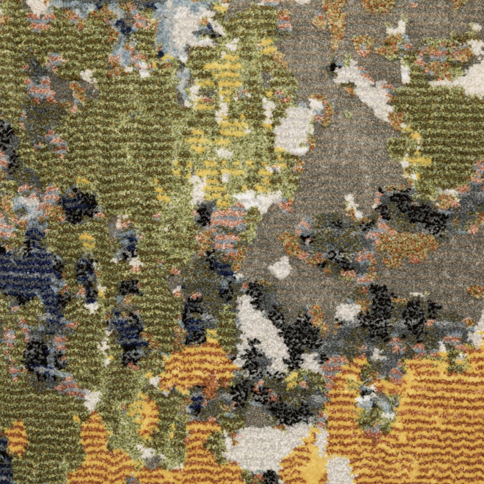 Oriental Weavers Caravan 502X8 Grey/ Multi 6'7"" x 9'6"" Indoor Area Rug C502X8200296ST