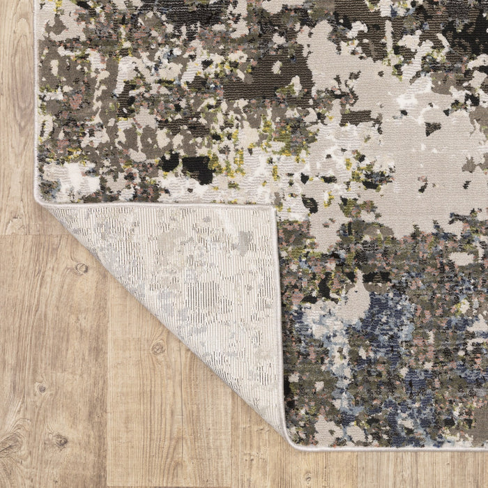 Oriental Weavers Caravan 502Z8 Grey/ Green 6'7"" x 9'6"" Indoor Area Rug C502Z8200296ST