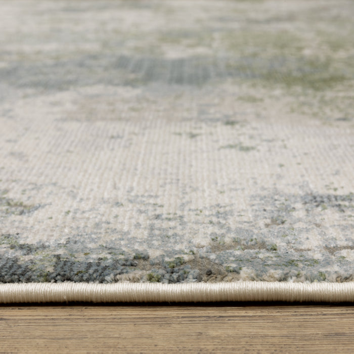 Oriental Weavers Caravan 5090E Blue/ Green 9'10"" x 12'10"" Indoor Area Rug C5090E300394ST