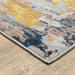 Oriental Weavers Caravan 530V8 Yellow/ Blue 9'10"" x 12'10"" Indoor Area Rug C530V8300394ST
